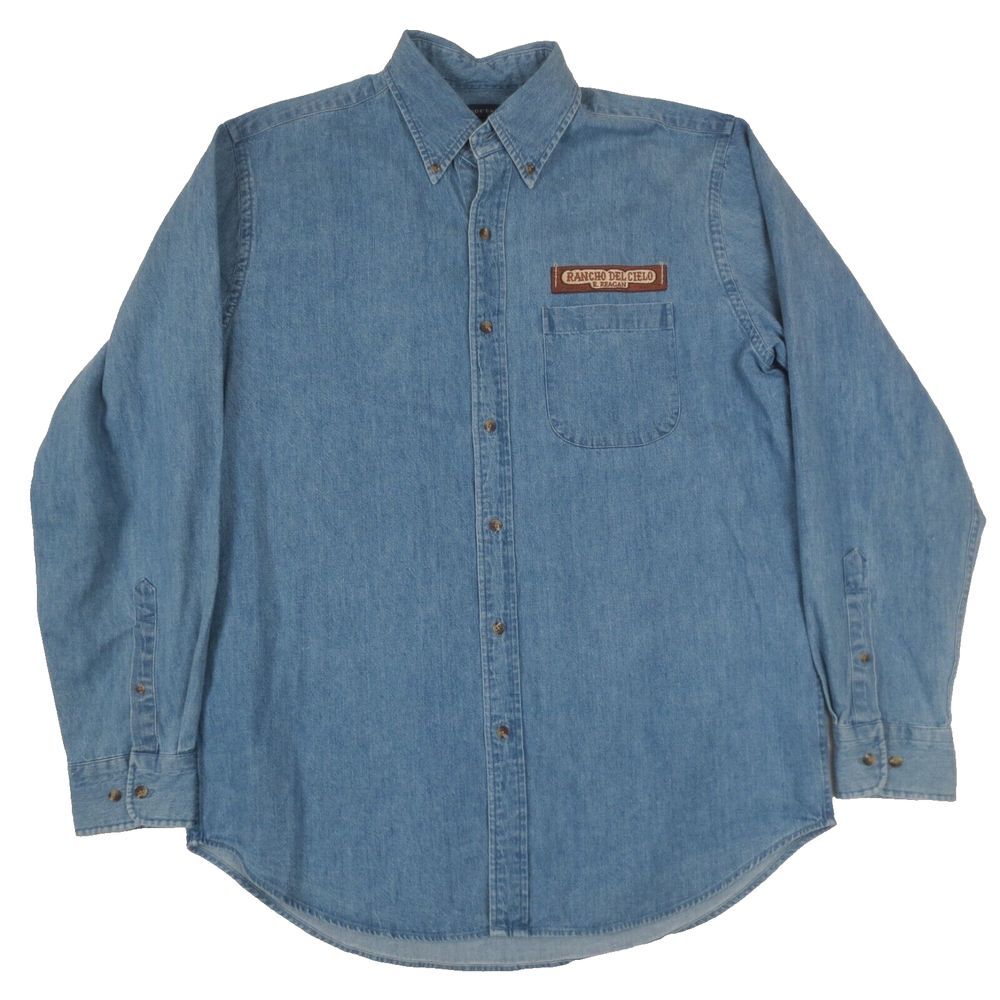 Lands' End vintage denim Button Down Shirt